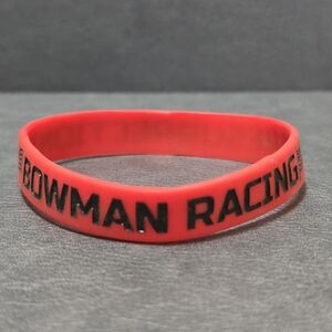 Bowman Racing Ressurection Red Silicone Wristband